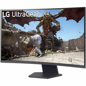 LG UltraGear 32GS60QC-B 32" (81.3 cm) Class QHD Curved Screen Gaming LED Monitor - 16:9 - Black - 31.5" (80 cm) Viewable -