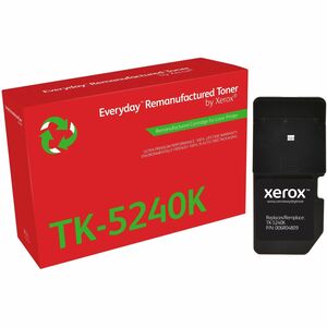 Xerox Everyday Remanufactured Standard Yield Laser Toner Cartridge TK-5240K - Black - 1 / Pack - 4000 Pages