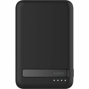 Belkin 15W Wireless Magnetic Power Bank w/ Stand, Qi2 - 5K mAh - 1xUSB-C - Portable Charger - w/ USB-C to USB-C Cable - Bl