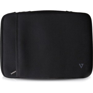 V7 Estojo de transporte (Manga) para 33.8 cm (13.3") Notebook - Preto - Neoprene Corpo - Lã Material interno - Cabo - 30 m