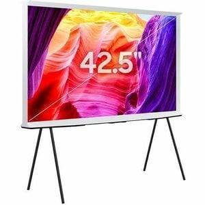 Samsung The Serif LS01D QN43LS01DAF 42.5" Smart LED-LCD TV - 4K UHDTV - High Dynamic Range (HDR) - Cloud White - Quantum H