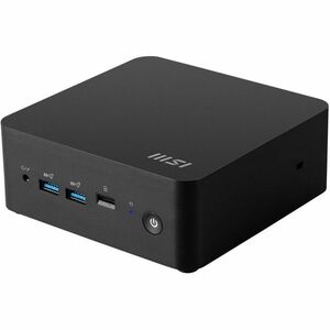 MSI Cubi NUC 1M Cubi NUC 1M-037ES Desktop AI Computer - Intel Core 3 100U - 8 GB - 256 GB SSD - Mini PC - Black - Intel Ch