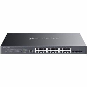 TP-Link 24-Port Gigabit and 4-Port 10GE SFP+ L2+ Managed Switch with 16-Port PoE+ & 8-Port PoE++ - 24 Ports - Manageable -