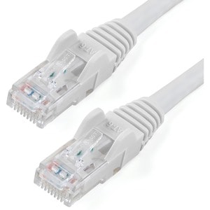 5m White Gigabit Snagless RJ45 UTP Cat6 Patch Cable - 5 m Patch Cord - Ethernet Patch Cable - RJ45 Male to Male Cat 6 Cable