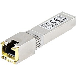 StarTech.com SFP+ - 1 x RJ-45 Duplex 10GBase-T Network LAN - 1 Each - For Data Networking - Twisted Pair10 Gigabit Etherne