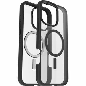 OtterBox React Case for Apple iPhone 16 Pro Max Smartphone - Black Crystal (Clear/Black) - Retail - 1 - Drop Resistant, Sc
