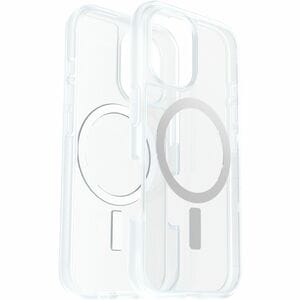 OtterBox React Case for Apple iPhone 16 Smartphone - Clear - 1 - Drop Resistant, Scrape Resistant - Plastic - Wireless Cha