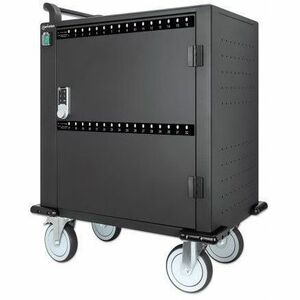 Charging Cabinet/Cart via USB-C x32 Devices, Trolley, Power Delivery 18W per port (576W total), Suitable for iPads/other t