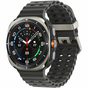 Samsung Galaxy Watch Ultra Smart Watch - Titanium Silver Body Color - Titanium Body Material - LTE - 100 Hour - Health & F