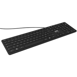Port Keyboard - Cable Connectivity - USB Interface - French - Scissors Keyswitch - 109 Key(s) - Multimedia, Calculator, Ho