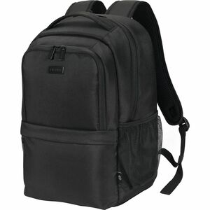 Dicota Eco CORE Carrying Case (Backpack) for 38.1 cm (15") to 43.9 cm (17.3") Notebook - Black - Water Resistant - 300D rP