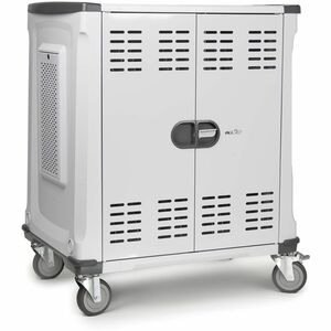 Rocstor Volt C42 PRE-WIRED - 42 Device Intelligent Power Charging Cart - 3 Drawer - 4 Casters - 5" Caster Size - Steel - 3