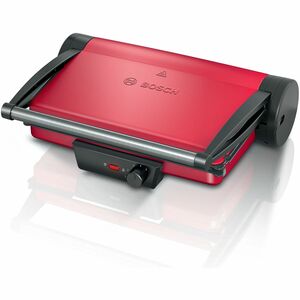 Bosch TCG4104 Bistecchiera Rosso, Rosso, Metallo, Rettangolare, Manopola, 328 x 238 mm, Alluminio