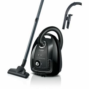 Cestino aspirapolvere Bosch BGB38BA1 Bagged - Nero - 4 L Capacità polvere - 4 L Capacità serbatoio acqua - Tubo telescopic