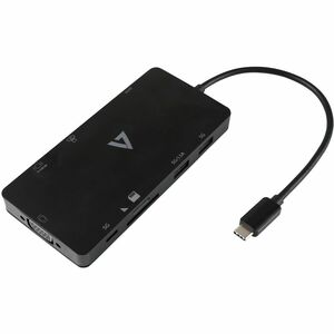 Docking station V7 Mini Dock UCMINIDOCK-ALTHV USB Tipo C per Computer portatile - Compatibilita carica - Lettore schede di