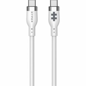 Hyper HyperJuice HJ4011WHGL 1.50 m USB-C Data Transfer Cable - Cable for USB Charger, USB Device, MacBook, iPhone - First 
