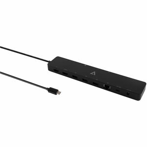 V7 DOCKUCPT2D USB Tipo C Estação de ancoragem para Notebook - Capacidade de carregamento - Leitor de cartão de memória - S