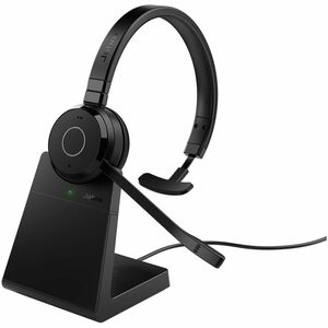 Jabra Evolve 65 TE Sem fios Headset, Na orelha Mono Fone de ouvido - Preto - Microsoft Teams Certification - Monaural - Su