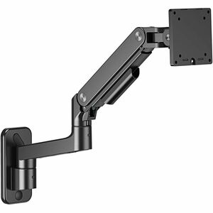Amer HYDRA1HDGBW Mounting Arm for Monitor - Fine Texture Black - Height Adjustable - 1 Display(s) Supported - 17" to 49" S