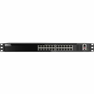 QNAP QSW-M3224-24T 24 Ports Manageable Ethernet Switch - 10 Gigabit Ethernet - 10GBase-T - 3 Layer Supported - 116.90 W Po