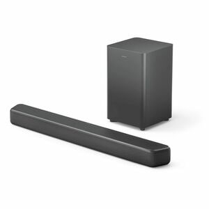 Sound Bar Speaker Philips TAB5309 2.1 Bluetooth - 120 W RMS - Grigio scuro - Parato montabile - 150 Hz a 20 kHz - Dolby Di