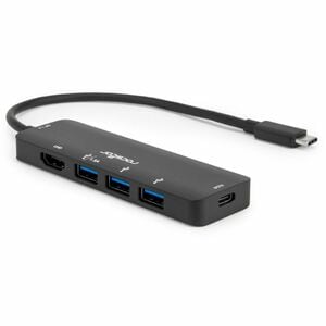 Rocstor Type-C to HDMI/USB-Ax3/Type-C PD Charging with DP1.4 Alt Mode - 1 x USB 3.1 Type C - Male - 1 x HDMI Digital Audio