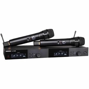 Shure SLXD24D/N8SB Dual Wireless System With 2 Nexadyne 8/S Handheld Transmitters - 558 MHz to 616 MHz Operating Frequency