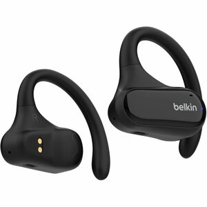 Belkin SoundForm ClearFit True Wireless Über das Ohr, Ohrhörer Stereo Ohrhörerset - Schwarz - Binaural - Offen - 1000 cm R