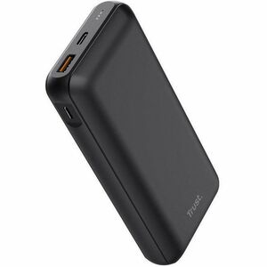 Trust Redoh Power Bank - Black - For Smartphone, Tablet PC, iPad - Lithium Ion (Li-Ion) Polymer - 20000 mAh - 18 A - 3.7 V