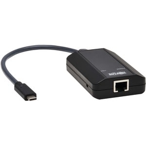 Tripp Lite series NetDirector B055-001-C Video Adapter - TAA Compliant - 1 x USB Type C - Male - 1 x RJ-45 Network - Femal