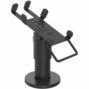 SpacePole Counter Mount for Payment Terminal - Black - Metal - 1 / Box