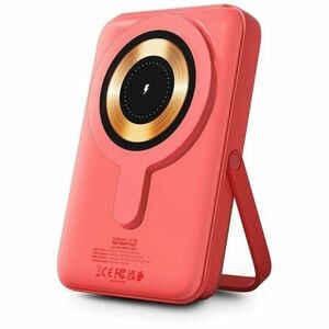 Urban Factory Power Bank - Coral - For Smartphone - 10000 mAh - 4.50 A, 3 A, 1.67 A, 2.22 A, 2 A, 1.50 A - 5 V DC, 9 V DC,