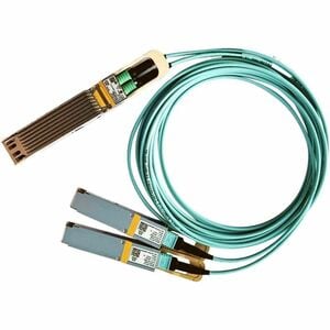 NVIDIA Fiber Optic Splitter Network Cable - 65.62 ft Fiber Optic Network Cable for Network Device - Second End: 2 x QSFP56