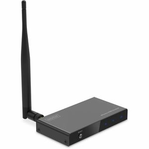 Digitus Video Extender Receiver - Wired/Wireless - 4 Output Device - 100 m Range - 1 x HDMI Out - 1 - 1080p - 1920 x 1080 