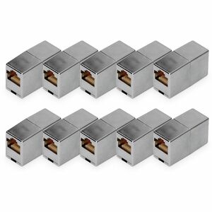 Digitus Netzwerkadapter - 10 Stück - Nickel, Golden Kontakt