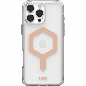 Urban Armor Gear Plyo Case for Apple iPhone 16 Pro Max Smartphone - Ice/Rose Gold - Yellowing Resistant, Impact Resistant,
