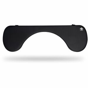 Bracciolo R-Go, ergonomico, simmetrico, con taglio per gli addominali, in schiuma morbida, nero