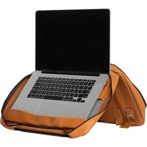 Borsa per laptop R-Go Viva, in pelle pieno fiore, ergonomico con supporto integrato per laptop 15.6", marrone
