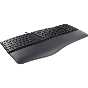 CHERRY ERGO KC 4500 Rugoso Teclado - Cabo Conectividade - USB Interface - Inglês (Reino Unido) - Preto - Windows