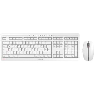 CHERRY STREAM DESKTOP Teclado e rato - Checo, Eslovaco - USB Tesoura Sem fios 2.40 GHz Teclado - Keyboard/Keypad Color: Pr