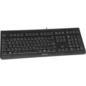 CHERRY KC 1000 Teclado - Cabo Conectividade - USB Interface - Checo, Eslovaco - QWERTZ Layout - Preto - 105 Key(s) - 4 Tec