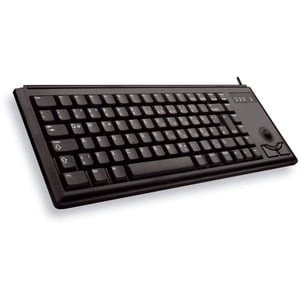 CHERRY Ultraslim G84-4420 Teclado POS - Compatível com TAA - QWERTY Layout - 83 Key(s) - PS/2 - Preto