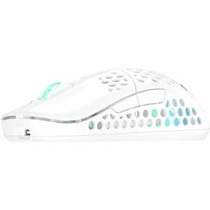 CHERRY XTRFY M42W-RGB-WHITE Rato para jogos - Frequência de rádio - USB, USB Tipo C - Ótico - Branco - Sem fios - 2.40 GHz