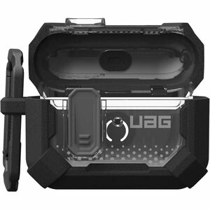 Urban Armor Gear Plasma Rugged Charging Case Apple AirPods Pro (2nd Generation) - Black - Impact Resistant, Shock Resistan