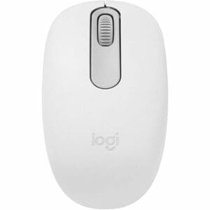 Logitech M196 Mouse - Bluetooth - Optical - Off White - Wireless - 10 m - 1000 dpi - Scroll Wheel - Symmetrical - 1 x AA B
