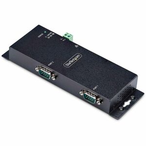 StarTech.com Device Server - TAA-konform - Verdrilltes - 1 x Netzwerk (RJ-45) - 2 x Serielle Schnittstelle - 10/100Base-T 