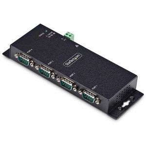 StarTech.com Device Server - TAA-konform - Verdrilltes - 1 x Netzwerk (RJ-45) - 4 x Serielle Schnittstelle - 10/100Base-T 