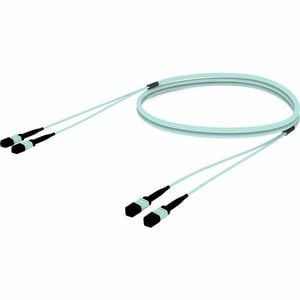Systimax 24 m (944.88") Fibre Optic Network Cable - Cable for Network Device - First End: 2 x MPO-12/UPC Network - Male - 