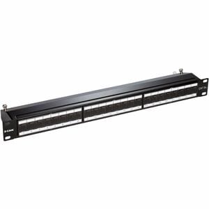 D-Link 24 Port(s) Network Patch Panel - Category 6a - 24 x RJ-45 - 19" Wide - Rack-mountable