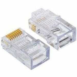 D-Link Network Connector - 100 - 1 x RJ-45 Network - Male - Transparent